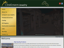 Tablet Screenshot of christensenjewelry.com